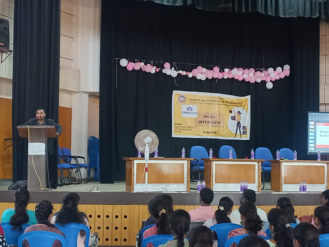 Tata Elxsi — training and campus drive photo 1 at KIT Tiptur