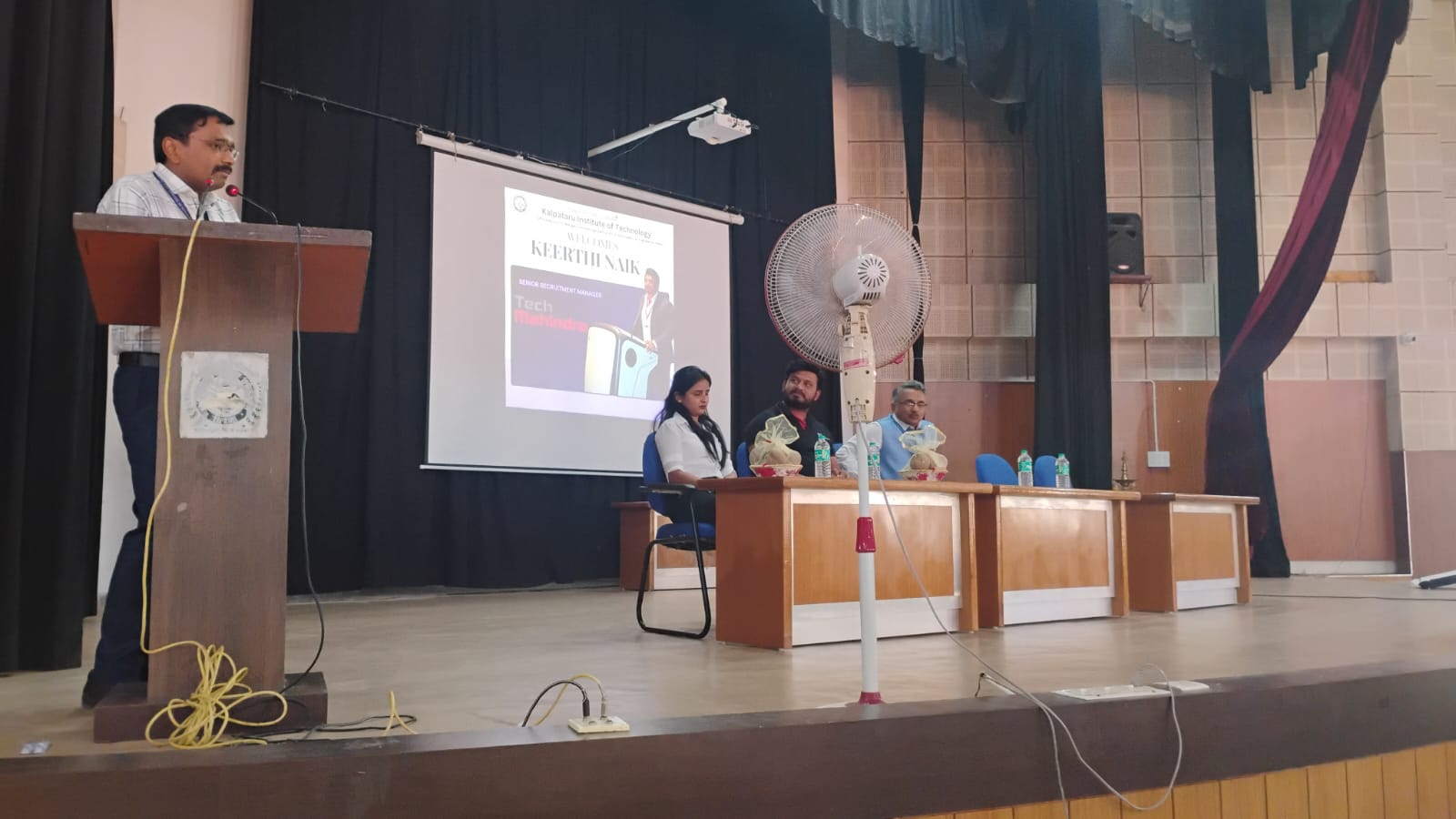 Tech Mahindra — training and campus drive photo 1 at KIT Tiptur